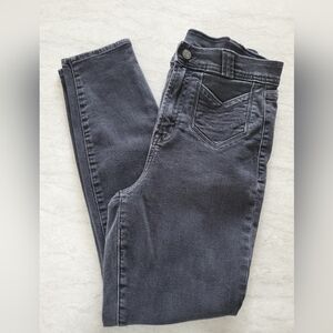 GAP 4 Petite Washed Black Skinny Jeans With Pocket Details
